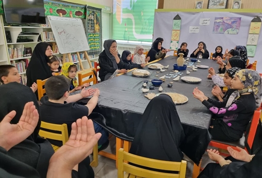 چهارمین گردهمایی «کودکان عاشورایی» در آشتیان برگزار شد